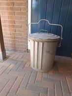 goede oude zinken emmer/vuilnisemmer, Ophalen, Gebruikt, Metaal, Minder dan 50 cm