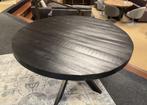 Eettafel rond 110cm Zwart mango Direct/Leverbaar E-2184(1), Huis en Inrichting, Tafels | Eettafels, Ophalen, Rond, Nieuw, #Eettafel#Rond#110#Zwart#Mangohout#Spinpoot