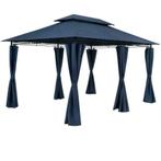 Chique Stalen Kwaliteits Paviljoen Prieel 3x4m. Marine Blauw, Ophalen of Verzenden, Nieuw, Paviljoen