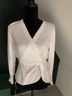 Witte overslag blouse S, Kleding | Dames, Blouses en Tunieken, Wit, Zo goed als nieuw, Maat 36 (S), Verzenden