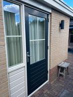 Hardhouten buitendeur zonder kozijn, Doe-het-zelf en Verbouw, 80 tot 100 cm, Ophalen of Verzenden, 200 tot 215 cm, Buitendeur