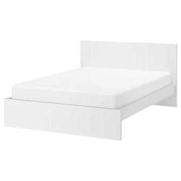 MALM Bed frame 160x200 cm, 2 storage boxes and 2 bed base