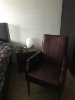 Twee gemakkelijke stoelen ( Kan bezorgd worden)., Gebruikt, Leer, Ophalen of Verzenden, Eén