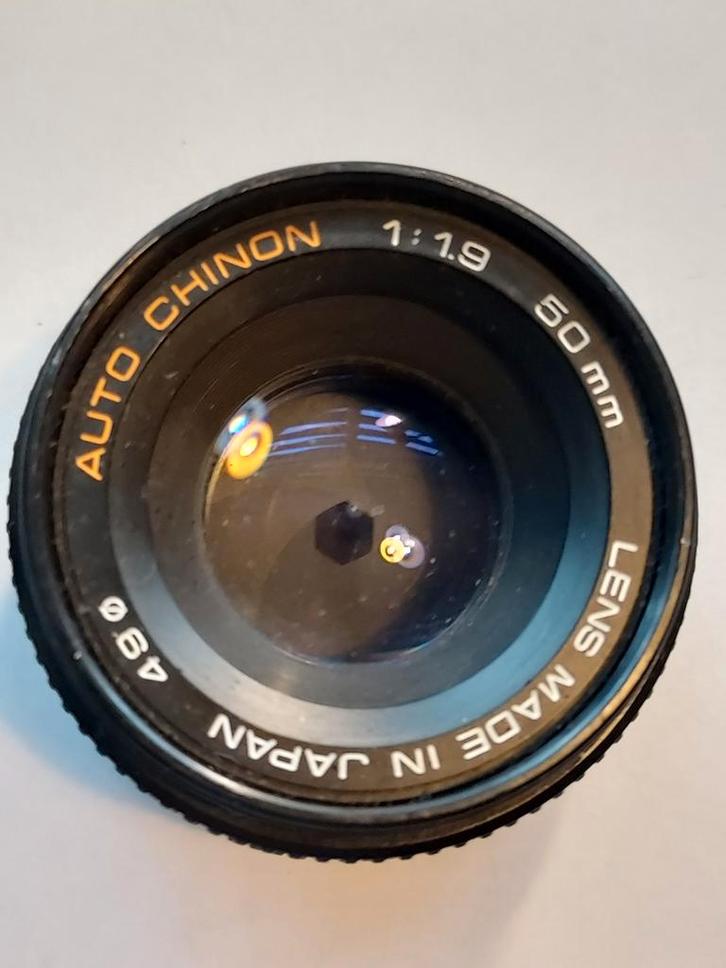 Chinon 50mm f/1.9 Lens, Audio, Tv en Foto, Fotografie | Lenzen en Objectieven, Gebruikt, Standaardlens, Ophalen of Verzenden