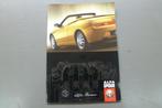 Alfa Spider folder 1998, Ophalen of Verzenden, Zo goed als nieuw, Overige merken