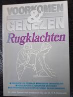 Voorkomen & genezen Rugklachten, Boeken, Ophalen of Verzenden, Zo goed als nieuw, Dieet en Voeding