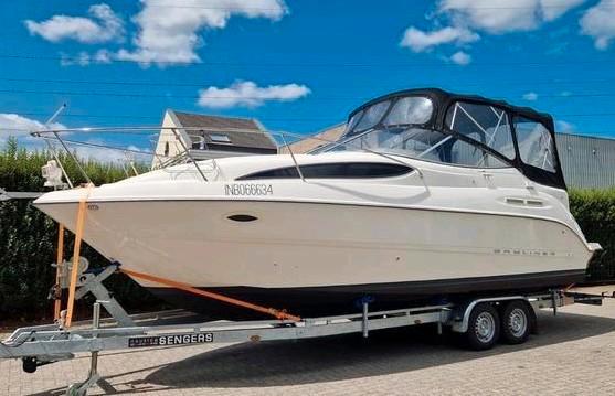 Bayliner 275 - zeer goede staat, Watersport en Boten, Motorboten en Motorjachten, Zo goed als nieuw, Polyester, Benzine, 50 pk of meer