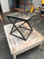 Unieke Bijzettafel - 47x47 cm, 45 tot 60 cm, Minder dan 55 cm, Gebruikt, Vierkant