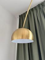 Zuiver Metal Bow Gouden Vloerlamp, Huis en Inrichting, Lampen | Vloerlampen, Ophalen, Zo goed als nieuw, Metaal