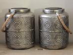 Twee lantaarns 20 x 15 cm ijzer samen € 59,95, Ophalen, Nieuw