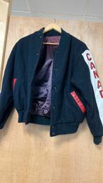 Vintage Canada bomberjack S, Ophalen of Verzenden, Gedragen, Maat 46 (S) of kleiner, Zwart