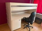 Hoogslaper met bureel, Kinderen en Baby's, Kinderkamer | Stapelbedden en Hoogslapers, Ophalen, Gebruikt, Hoogslaper