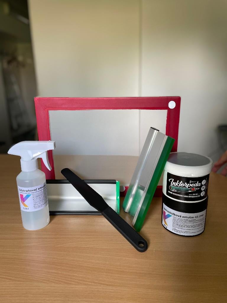 Zeefdrukset Plus – complete startersset, Hobby en Vrije tijd, Kledingapplicaties en Hotfix, Nieuw, Hotfix applicaties, Verzenden