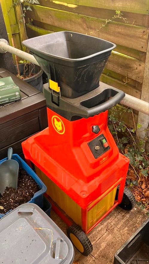 Hakselaar Wolf Garten SDE 2800 EVO tot 45 mm, Tuin en Terras, Hakselaars, Gebruikt, Elektrisch, Met opvangbak, Ophalen