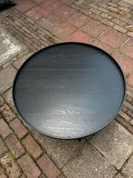 WOOOD bijzettafel Mesa XL rond zwart, Huis en Inrichting, Tafels | Salontafels, Ophalen, 50 tot 100 cm, Rond, Zo goed als nieuw