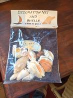 Netjes met schelpen 2 bij 2 meter,, Ophalen of Verzenden, Wanddecoratie