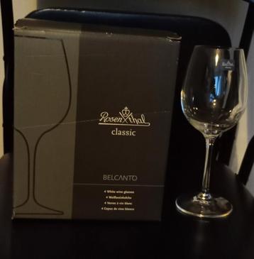 Witte wijn glazen - Rosenthal Classis Belcanto - Kristalglas beschikbaar voor biedingen