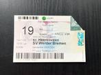⚽ Ticket oefenduel Sc Heerenveen - Werder Bremen 2003/2004⚽, Verzamelen, Sportartikelen en Voetbal, Ophalen of Verzenden, Zo goed als nieuw