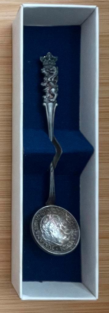 Zilveren Lepel met Koningin Juliana Munt beschikbaar voor biedingen