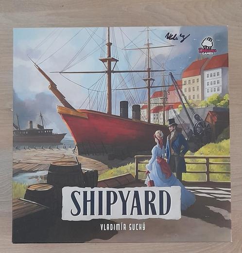 Shipyard gesigneerd Vladimir Suchy, Hobby en Vrije tijd, Gezelschapsspellen | Bordspellen, Zo goed als nieuw, Ophalen of Verzenden