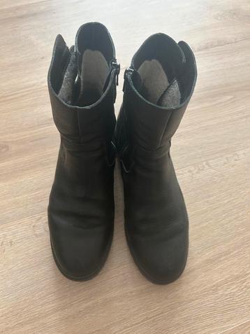 Zwarte leren boots met warme voering - Maat 41 beschikbaar voor biedingen