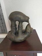 Keramiek beeld van 2 beren moeder en kind, Antiek en Kunst, Ophalen of Verzenden