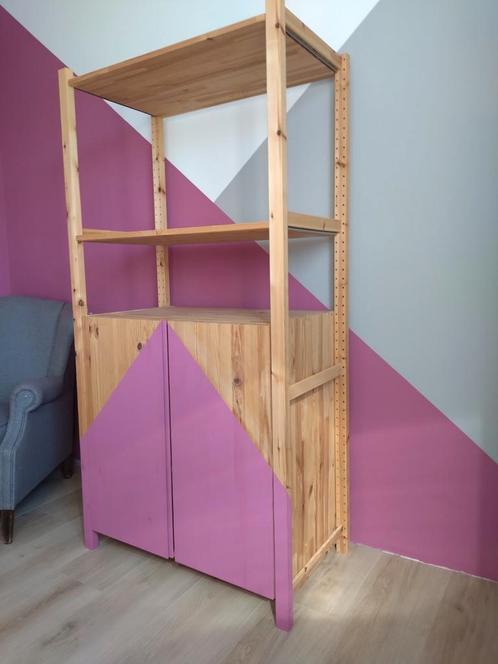 Kast Ivar met dicht stuk, Huis en Inrichting, Kasten | Stellingkasten, Zo goed als nieuw, Ophalen