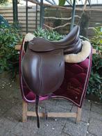 Tekna S Line Quik-Change Donkerbruin dressuurzadel  17 inch, Ophalen of Verzenden, Zo goed als nieuw, Dressuur