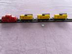 Fleischmann locomotief (1306) met 3 Shell wagons (9), Hobby en Vrije tijd, Modeltreinen | H0, Ophalen of Verzenden, Gebruikt, Locomotief