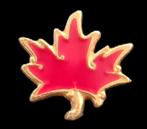 Canada Maple Leaf pin- rood epoxy, Verzenden, Nieuw, Stad of Land, Speldje of Pin