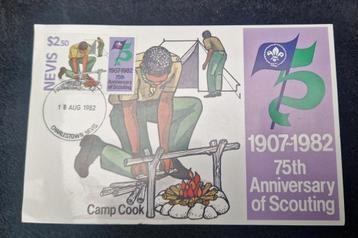 75th Anniversary 1907-1982 of Scouting Camp COOK 18-aug-1982 beschikbaar voor biedingen