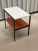 Vintage Coen de Vries Salon Tafel - Formica & Teak, Gebruikt, 55 tot 75 cm, Rechthoekig, Hout