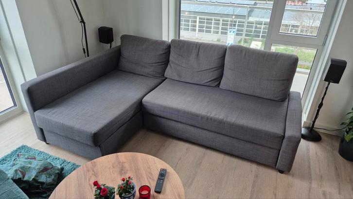 IKEA Friheten Hoekbank - Slaapbank, Huis en Inrichting, Banken | Complete zithoeken, Gebruikt, Stof, Ophalen