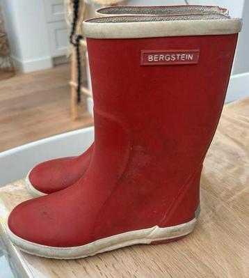 Bergstein rode regenlaarzen laarzen laarsjes mt 30 kind 8e beschikbaar voor biedingen