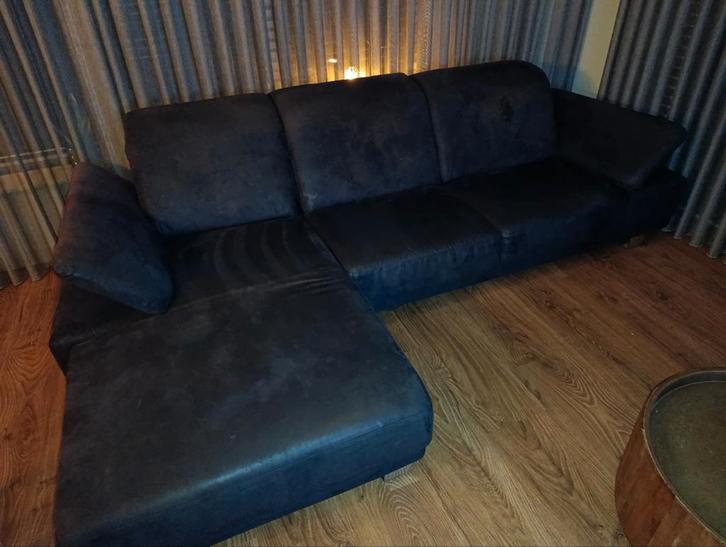 Gratis Hoekbank + Fauteuil - 2.90m breed, Huis en Inrichting, Banken | Bankstellen, Gebruikt, Hoekbank, Vierpersoons of meer, 250 tot 300 cm