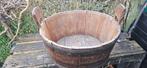 Houten tobbe ., Tuin en Terras, Ophalen of Verzenden, Gebruikt, Hout, Minder dan 30 cm
