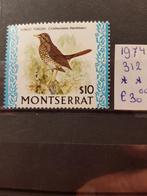 Vogel postfris Montserrat 1974., Postzegels en Munten, Postzegels | Thematische zegels, Ophalen of Verzenden, Dier of Natuur