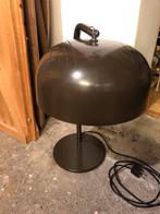 Vintage Tafellamp Bauhaus, Bruin Metaal, Ophalen of Verzenden, Gebruikt, Metaal, Minder dan 50 cm