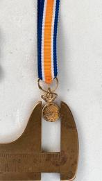 Miniatuur medaille eremedaille oranje nassau in verguld 9mm, Ophalen of Verzenden, Landmacht, Nederland, Lintje, Medaille of Wings