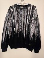Dikke winter trui Carlo Colucci zwart wit Maat L valt als XL, Ophalen of Verzenden, Zo goed als nieuw, Zwart