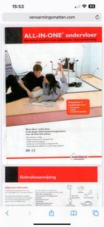 Maclean Elektrische vloerverwarming 11m2, Doe-het-zelf en Verbouw, Ophalen, 800 watt of meer