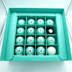 Prachtige set Billiard pool ballen in Tiffany's stijl, Ophalen of Verzenden, Nieuw, Pooltafel
