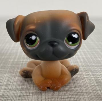 LITTLEST PET SHOP #1221 PUG DOG – ZELDZAAM beschikbaar voor biedingen