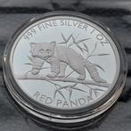 2023 Red Panda 1 oz silver BU, Ophalen of Verzenden, Overige landen, Zilver