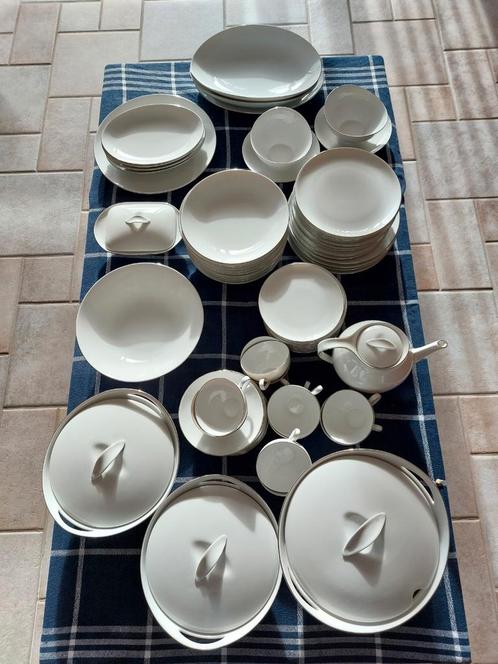 Eschenbach Bavaria servies zilveren rand, Antiek en Kunst, Antiek | Servies compleet, Ophalen