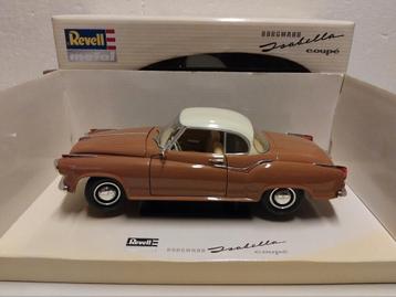 Borgward Isabella coupe light brown Revell metal 1:18 KRD beschikbaar voor biedingen