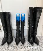 Dick Boons laarzen zwart leer maat 40 hoog en laag, Hoge laarzen, Zwart, Ophalen of Verzenden, Zo goed als nieuw