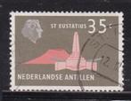 5309 - Nederlandse Antillen nvph 284 gestempeld St. Eustatiu, Postzegels en Munten, Ophalen of Verzenden, Gestempeld