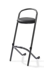 Stapelbare barkrukken met rugleuning, Huis en Inrichting, Barkrukken, Met voetsteun, 60 tot 90 cm, Nieuw, Ophalen of Verzenden