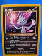 Sneasel 25/111 - Neo Genesis (1st edition), Hobby en Vrije tijd, Verzamelkaartspellen | Pokémon, Verzenden, Gebruikt, Losse kaart
